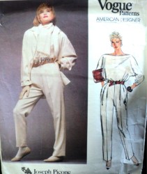 1488 JOSEPH PICONE LONG JACKET,PANTS,DOLMAN TOP PATTERN 8,12,14